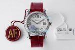 AF Factory Chopard Happy Sport Diamonds Replica Watch Stainless Steel White Dial